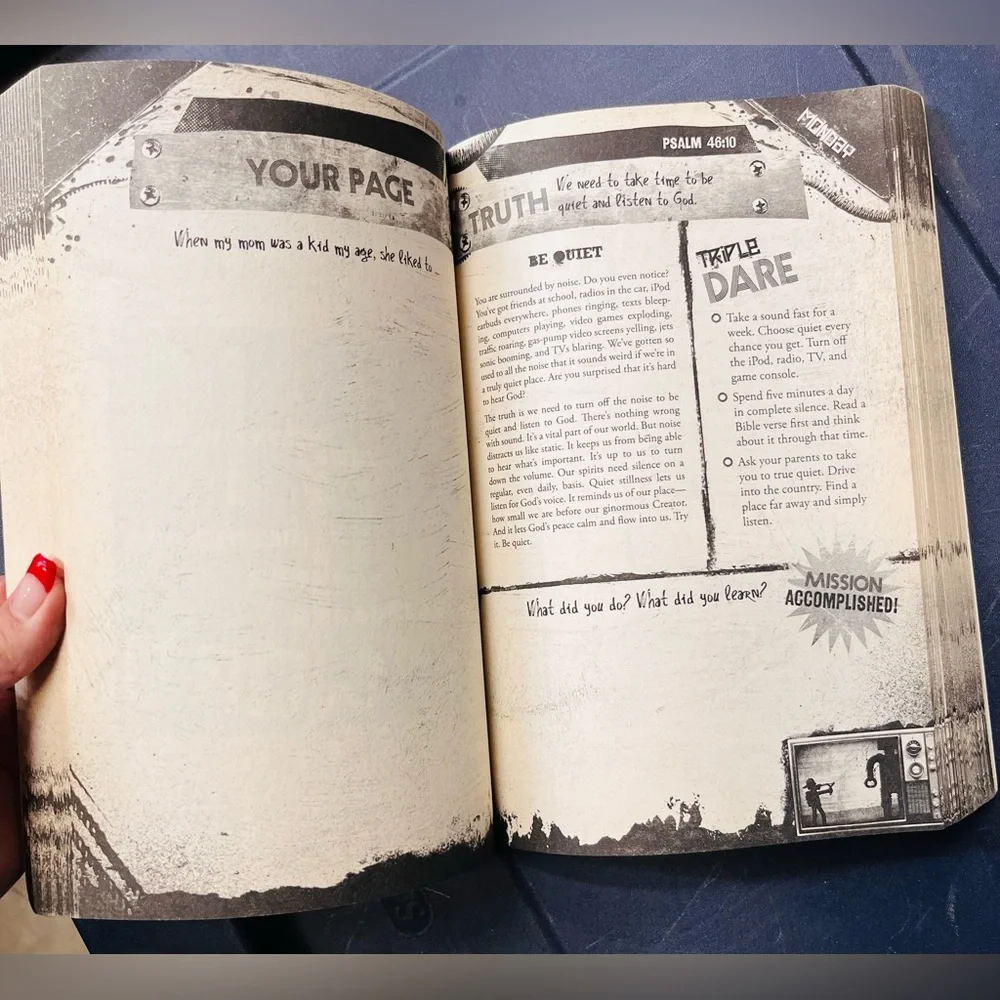 NEW Triple Dog Dare boys daily devotional - pre-teen